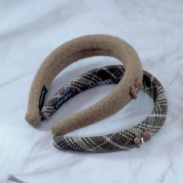 絨毛小熊×髮箍×共二色