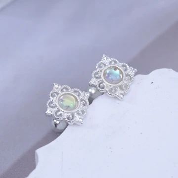 古典月光方框&times;轉珠耳環