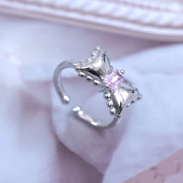 糖果蝴蝶結×開口戒指