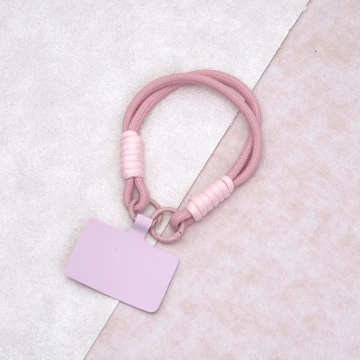 雙線素繩&times;手機腕帶掛繩&times;粉紅