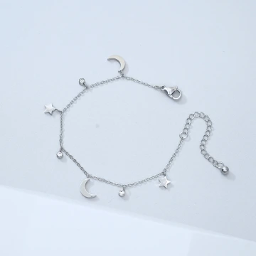 316鋼飾&times;星光月影&times;手鍊&times;銀色