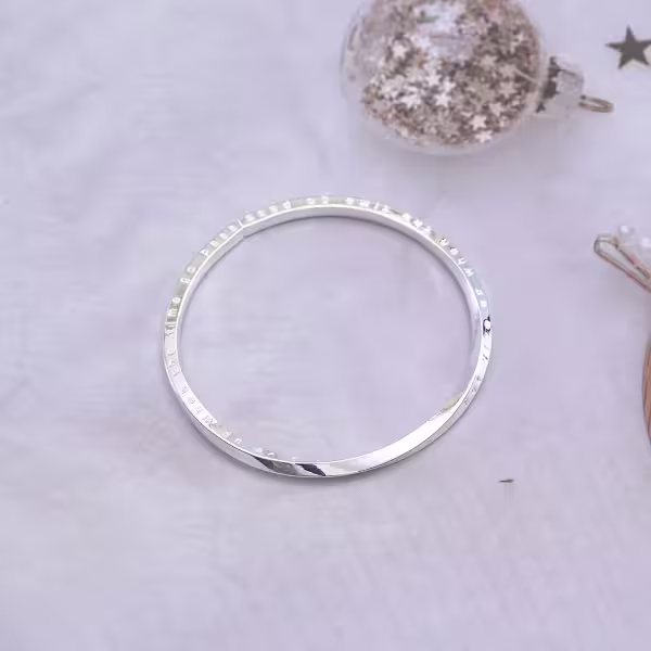 925銀飾×時光一逝永不回×開口手環