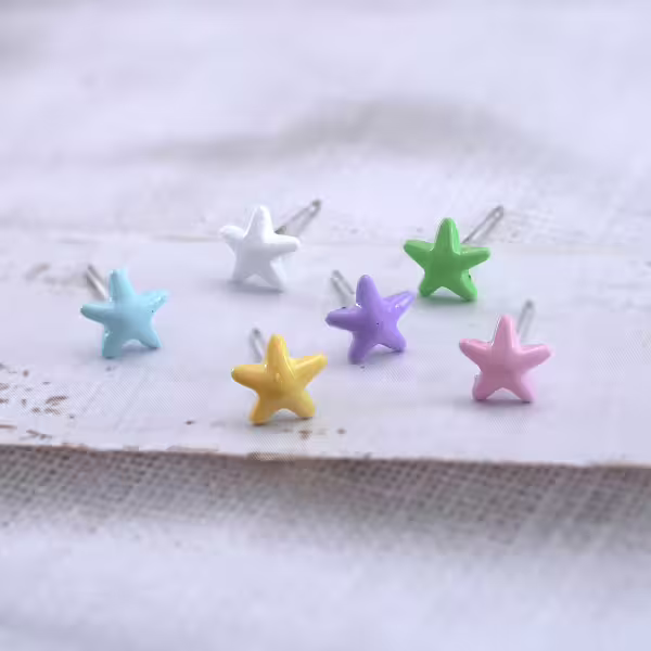 彩色小星星×三套件耳環組