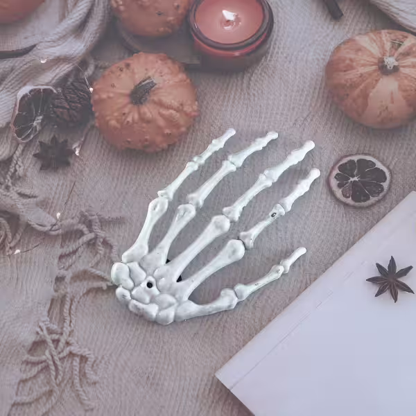 骷髏手×造型鴨嘴夾