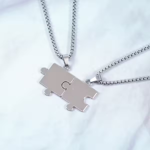 316鋼飾×人生拼圖×閨蜜情侶項鍊組