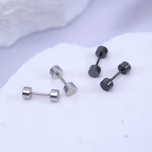 極簡啞鈴×轉珠耳環×共二色