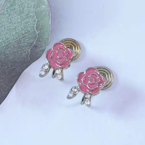 薔薇之名×蚊香盤U型耳夾