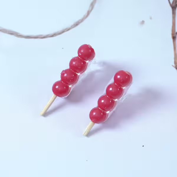 糖葫蘆×U型耳夾