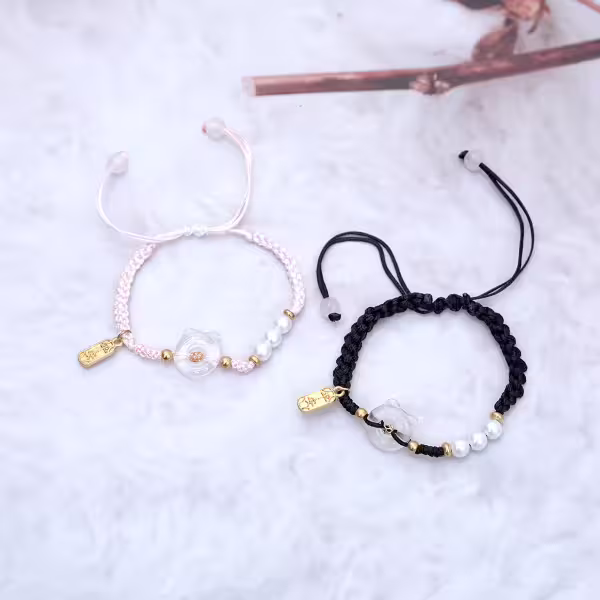 招財萌貓&times;抽繩手鍊&times;共二色