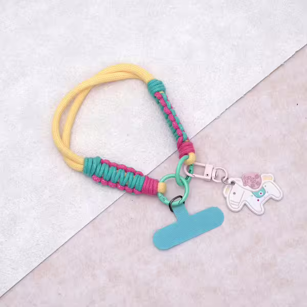 小馬編織&times;手機腕帶掛繩&times;彩色