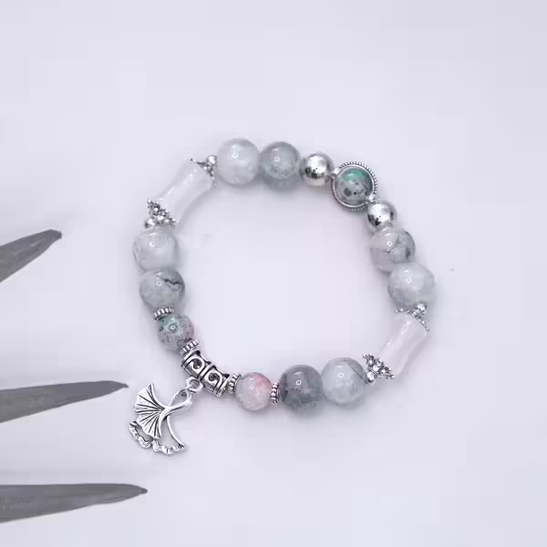 翠竹杏露&times;固定式串珠手鍊