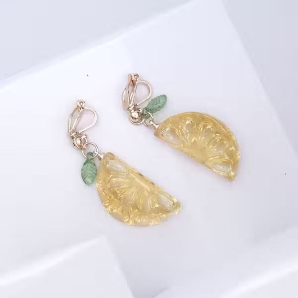 清新小檸檬&times;三角耳夾