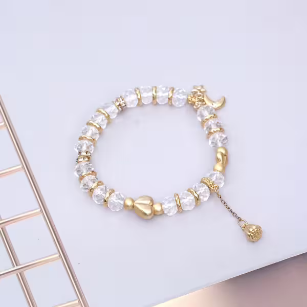 星月金心&times;固定式串珠手鍊