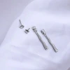一字熔岩冰滴×後掛式吊墜耳環-第3張