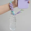 短版小花編織×水瓶飲料提繩×手機提繩×多功能×綠紫-第6張