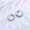 925銀針×蕾絲邊圓環×耳扣-第3張