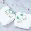 慵懶的貓咪×不對稱吊墜耳環-第3張