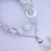 白月光琉璃鈴鐺×固定式串珠手鍊-第3張