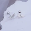 925耳針×小蝴蝶×轉珠耳環-第3張