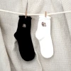 卡皮巴拉毛襪&times;中筒襪&times;二雙套件襪子組&times;黑白-第2張