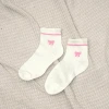 白粉蝴蝶結&times;中筒襪&times;五雙套件襪子組-第2張