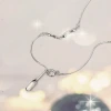 925銀飾&times;蛇骨岩熔水滴&times;鎖骨項鍊-第4張