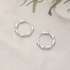 925銀針&times;波堤圓環&times;耳扣-第1張