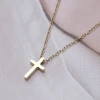 316鋼飾&times;十字架&times;項鍊&times;金色-第1張