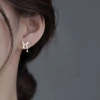 925銀針&times;蝴蝶結閃光芒&times;耳環-第5張