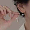 925銀針×蝴蝶結線條×耳鉤-第6張