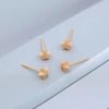 小星星&times;陶瓷&times;養耳棒&times;二套件耳環組&times;黃色-第1張