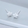 小星星×陶瓷×養耳棒×二套件耳環組×白色-第3張