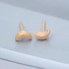 小月亮×陶瓷×養耳棒×二套件耳環組×黃色-第3張