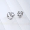925銀針×流光方鑽×耳扣-第2張