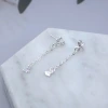 925銀針&times;星貝流蘇&times;不對稱耳針-第3張