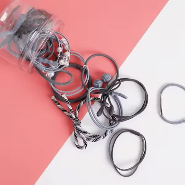 簡約森女系×十六套件髮束×灰-第3張