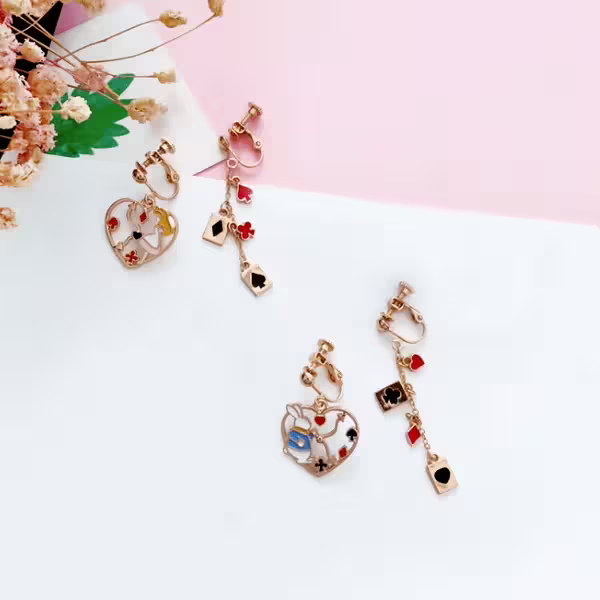 愛麗絲與撲克牌×不對稱螺旋耳夾-第3張