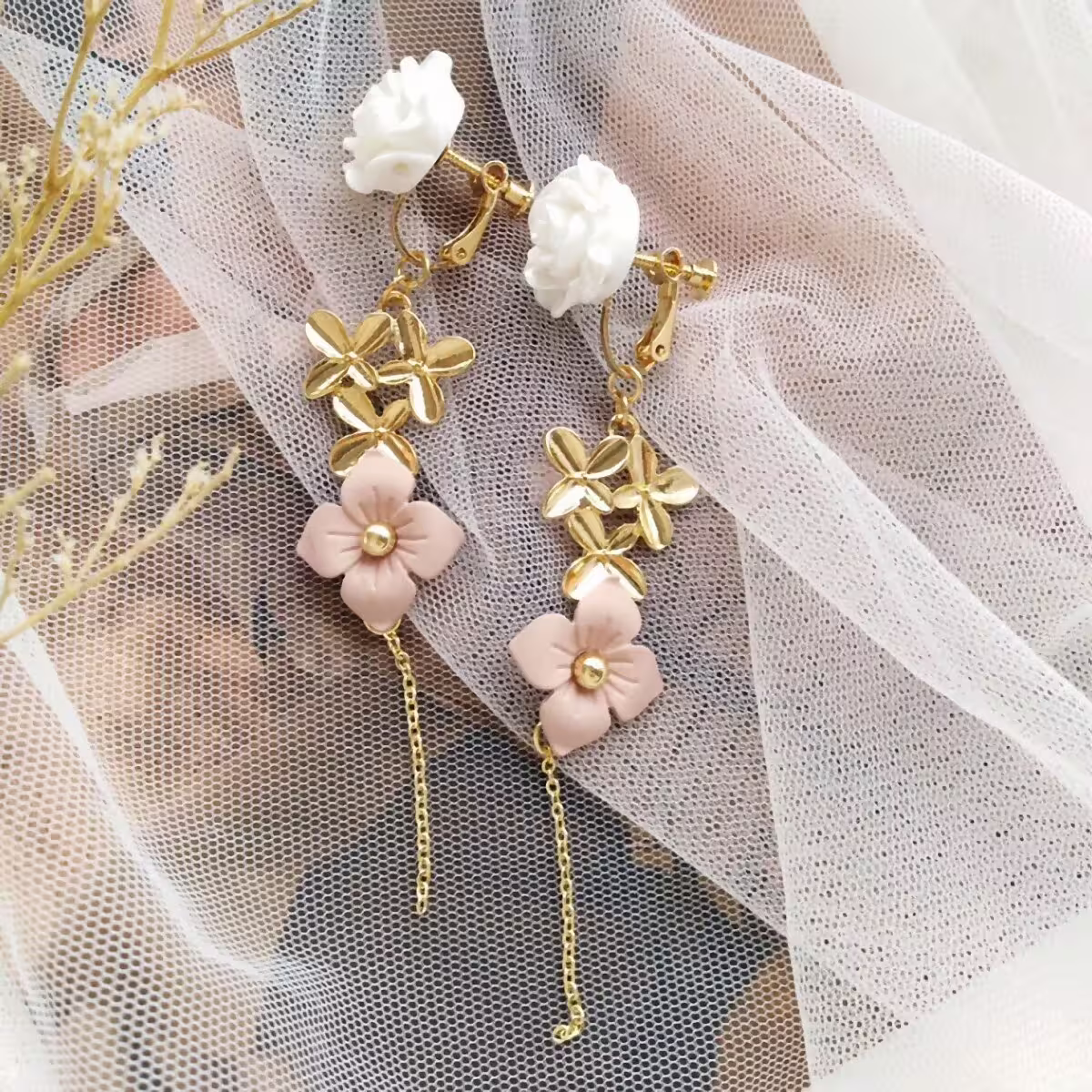 百花禮贊×螺旋耳夾-第2張