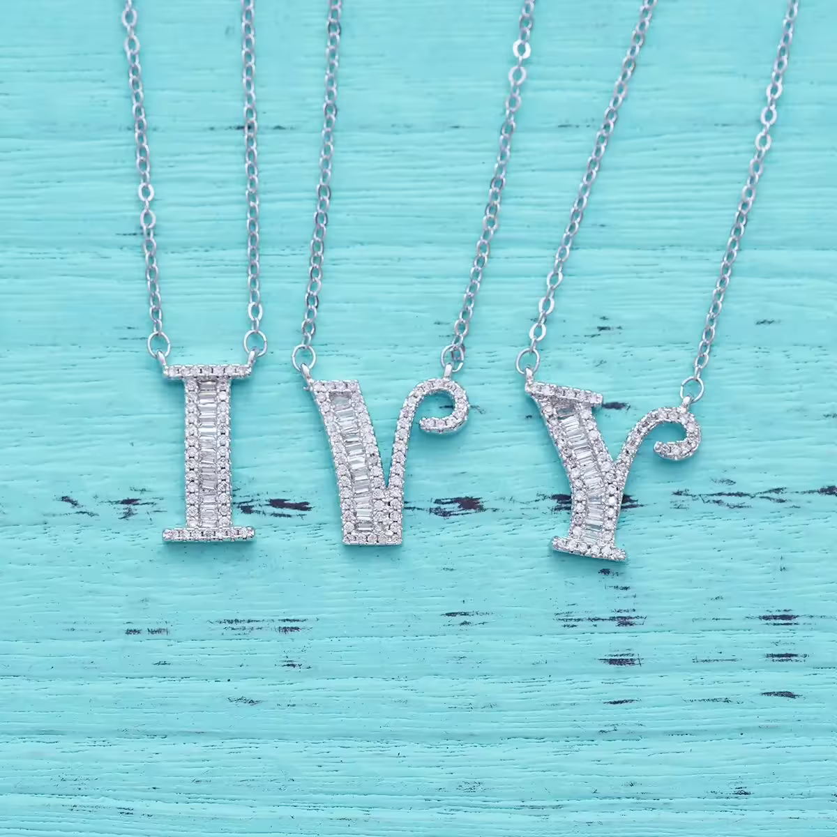英文字母閃鑽&times;項鍊&times;Y-第4張