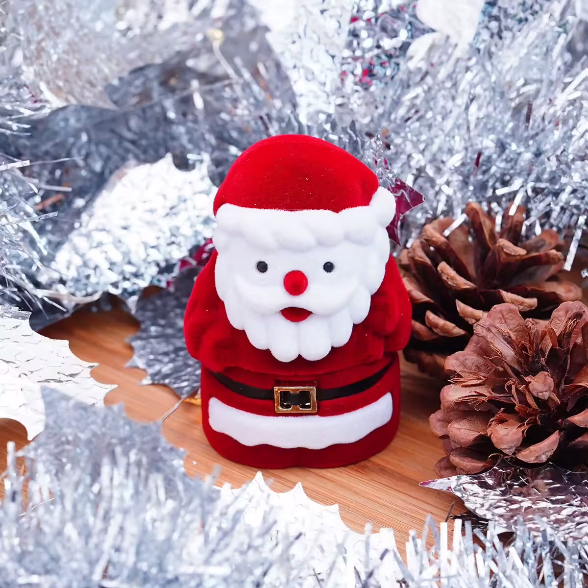 聖誕老人&times;適用戒指/項鍊/手鍊&times;絨布盒-第1張