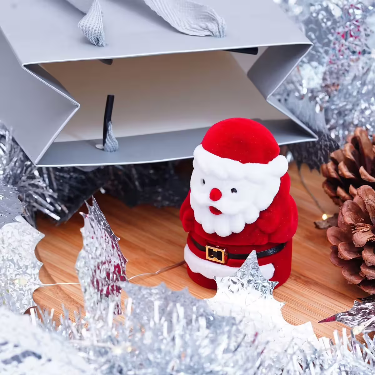 聖誕老人&times;適用戒指/項鍊/手鍊&times;絨布盒-第5張