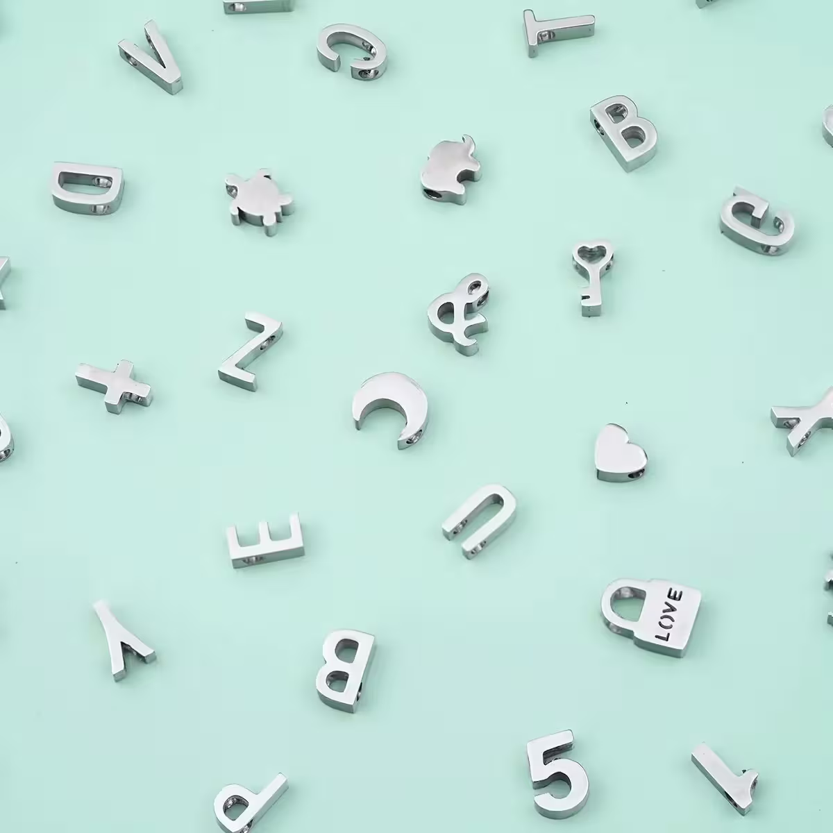 鋼飾×傳情密碼×可選配吊墜×手鍊-第6張