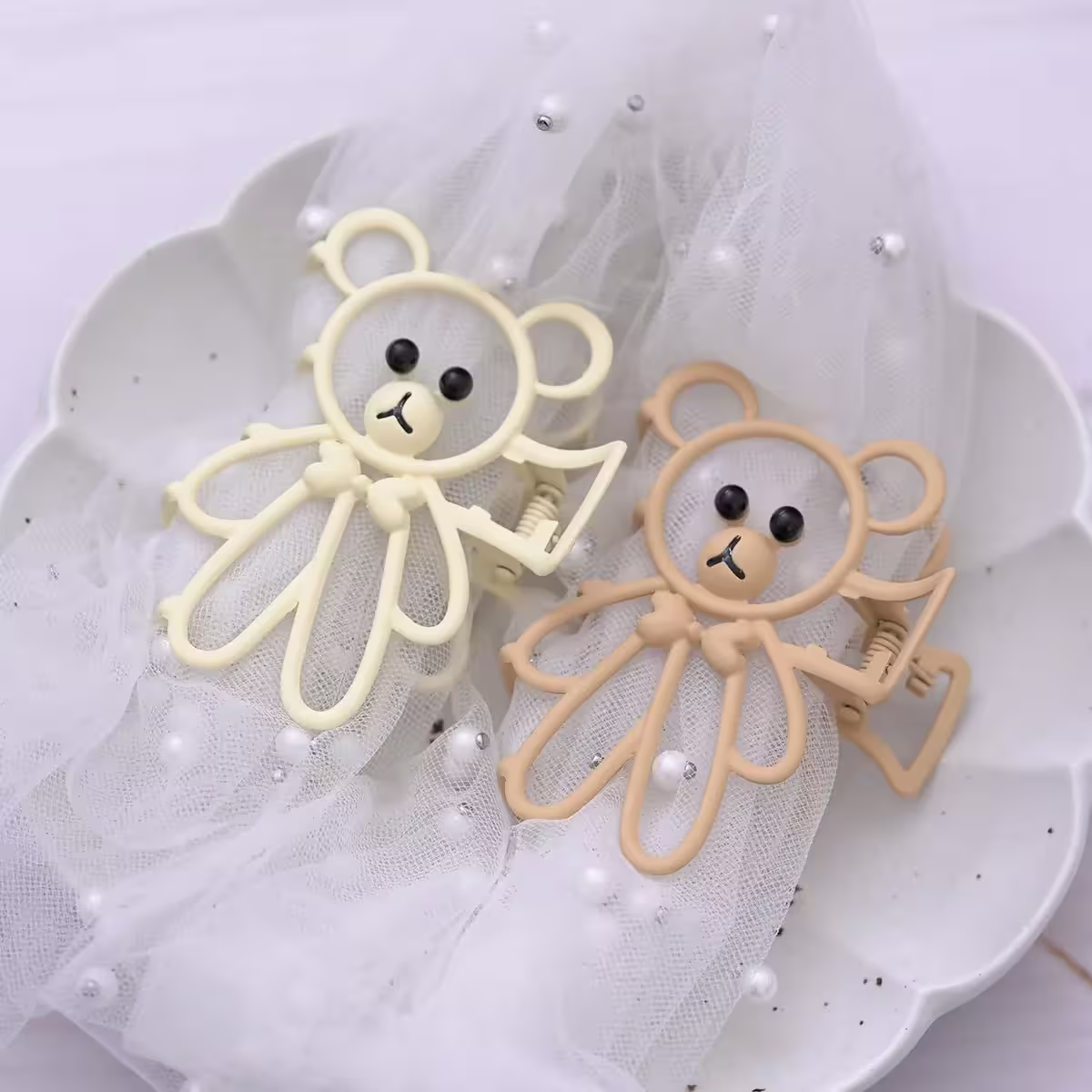 鏤空小熊×鯊魚髮夾×共二色-第2張