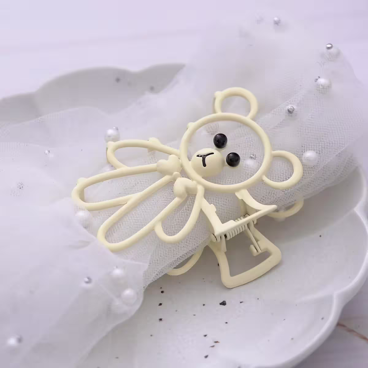 鏤空小熊×鯊魚髮夾×共二色-第3張