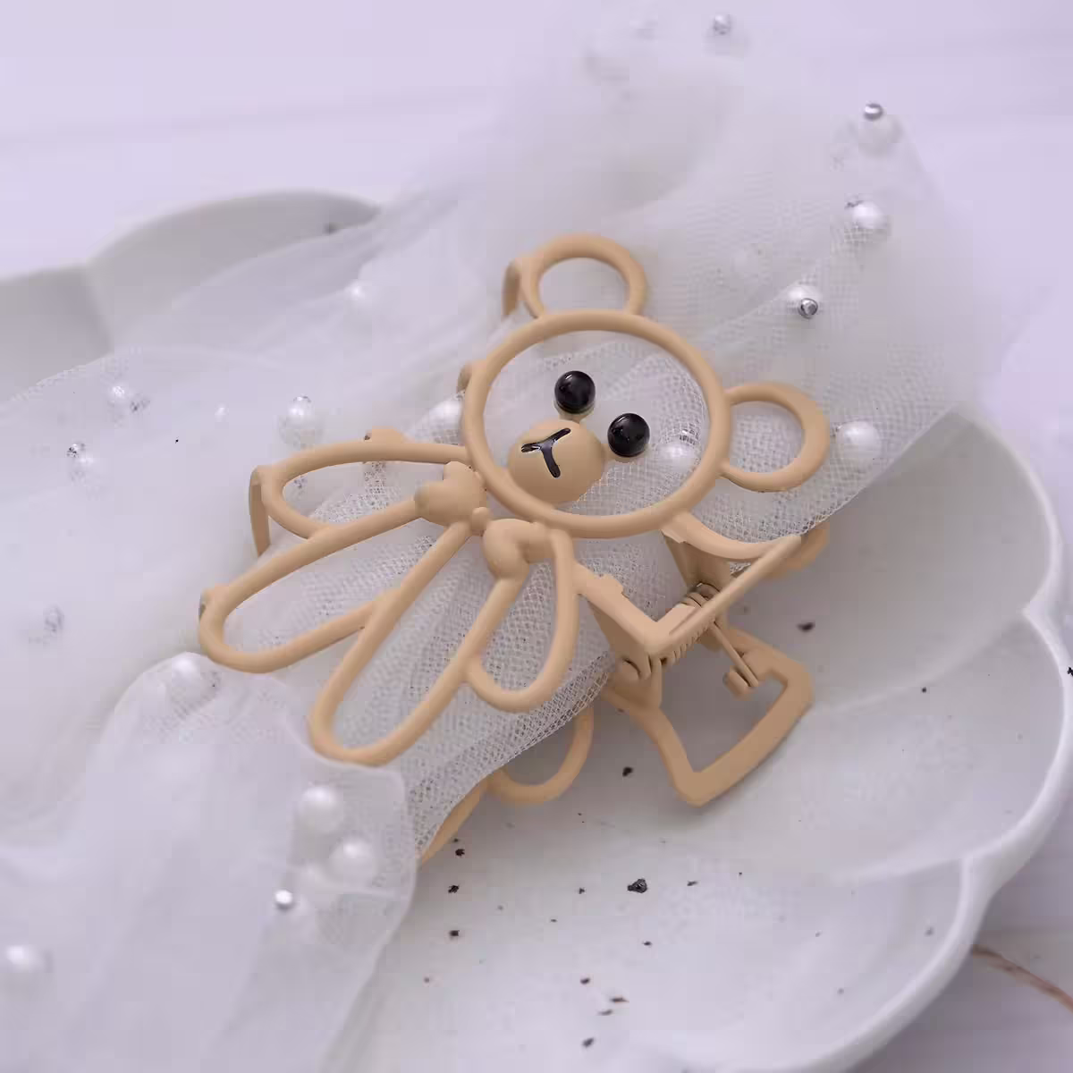 鏤空小熊×鯊魚髮夾×共二色-第4張