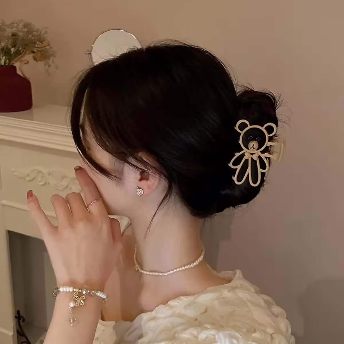 鏤空小熊×鯊魚髮夾×共二色-第6張