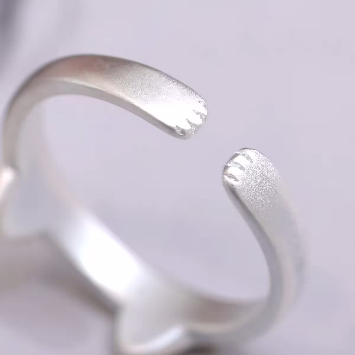 925銀飾&times;小貓耳朵&times;開口戒指-第2張