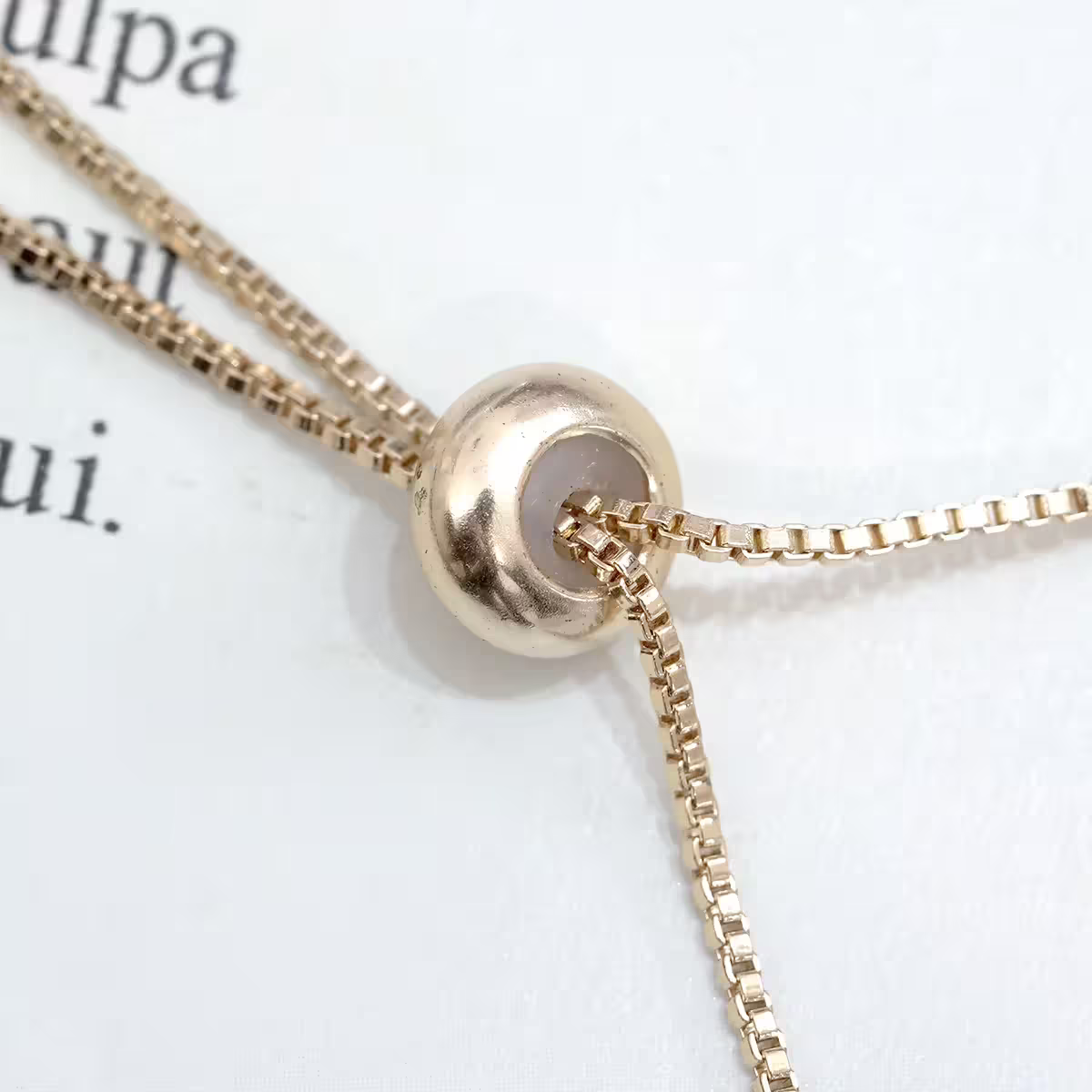 貓眼石貝殼珍珠&times;腳鍊-第5張