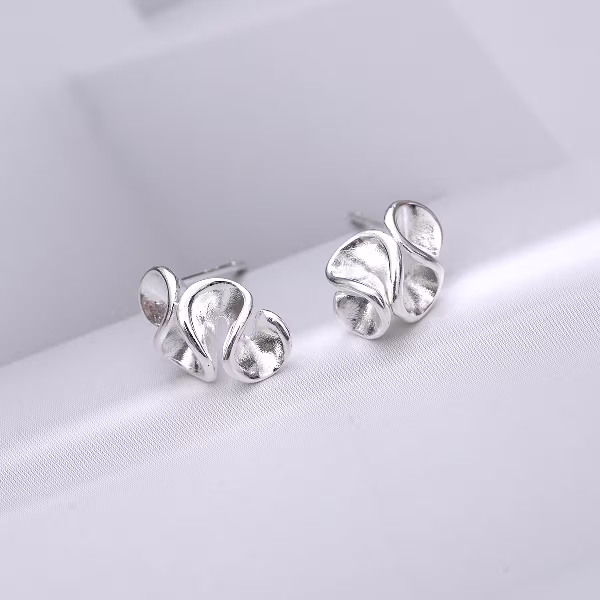 925銀針×荷葉邊×耳針-第2張