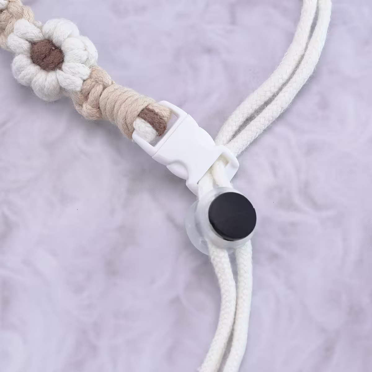 小雛菊編織×飲料杯繩×卡其-第3張